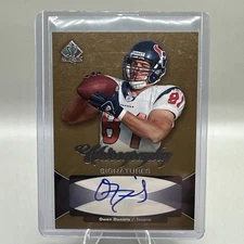 SP Authentic Chirography Signatures Owen Daniels #CH-OD Rookie Auto RC Texans
