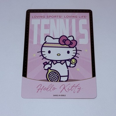 Hello Kitty - Sanrio Kayou Trading Card Tennis Sports Art Matte Finish N 06 Tc11