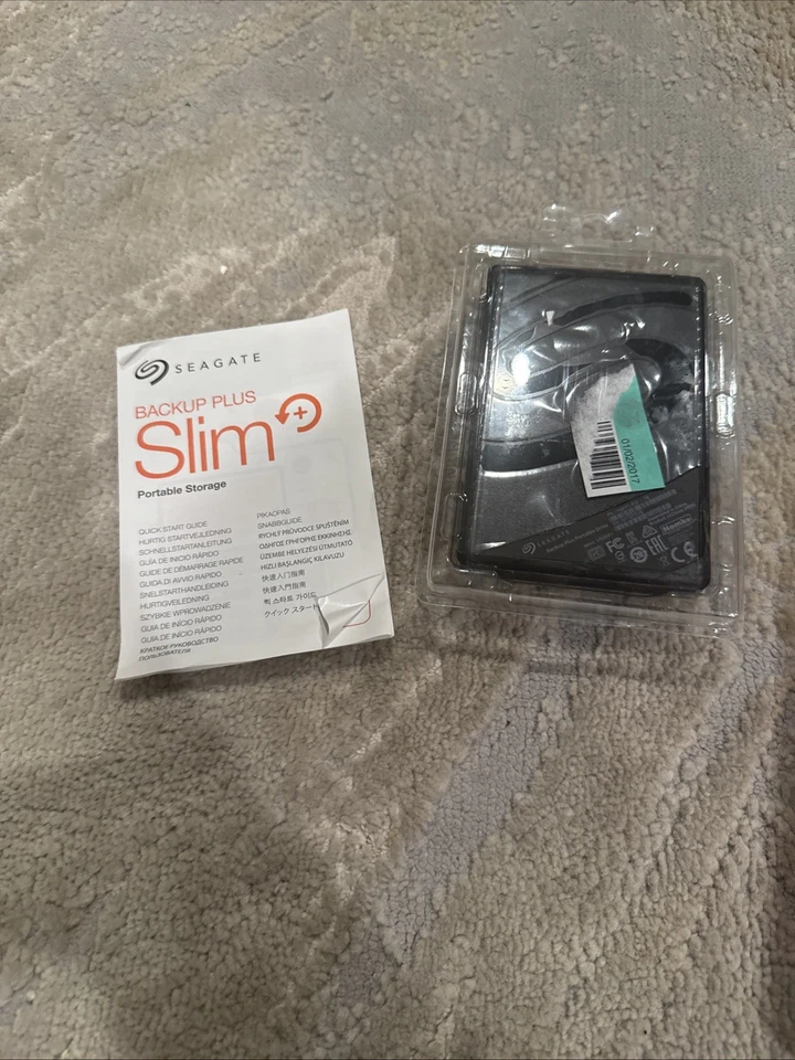 Seagate Backup Plus Slim 1TB External Hard Drive STDR1000100 - Image 2 of 4