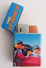 Joe Camel Lighter Motorcycle The Wides Ride on the Wide Side Butane Refillable
