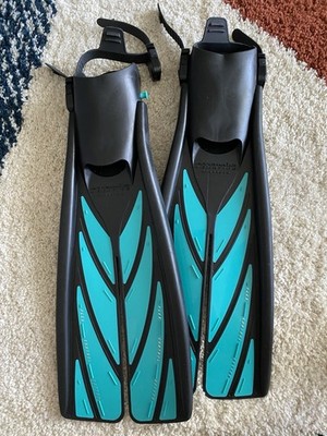 Atomic Aquatics Split Fins Open Heel Aquatic Large - Barely Used! Great Find!