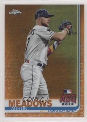 2019 Topps Chrome Update Target Orange Refractor 5/25 Austin Meadows #96 0e28