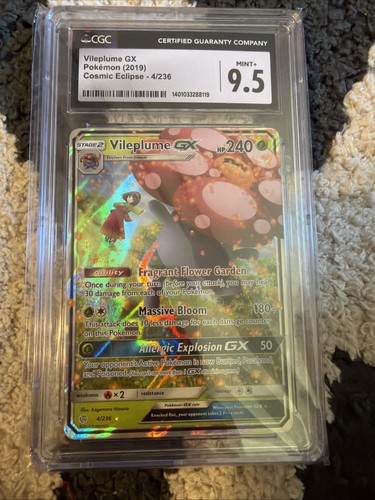 Vileplume-GX graded CGC 9.5 for sale on eBay