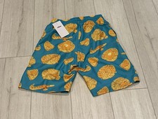 Nike Blue Yellow Board Shorts Swimwear XL Youth Novelty Print
