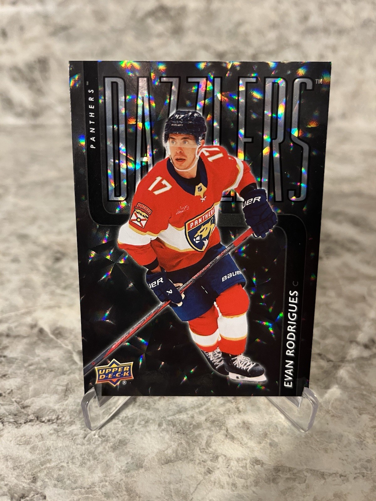 2025-26 Upper Deck Series 2 - Dazzlers Evan Rodrigues #DZ-88 Black