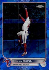 2022 Topps Chrome Sapphire Edition Roman Quinn #577 Philadelphia Phillies 26H