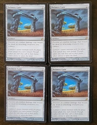 4x X4 Playset Dolmen Gate - Lorwyn 256/301  LP-MP Regular Rare Magic MTG 
