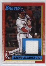 2025 Series 2 1990 Topps Baseball Relics Gold 39/50 Nacho Alvarez Jr 08vx