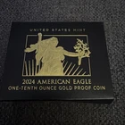 United States Mint 2024 American Eagle One - Tenth oz Gold Proof $5 Coin