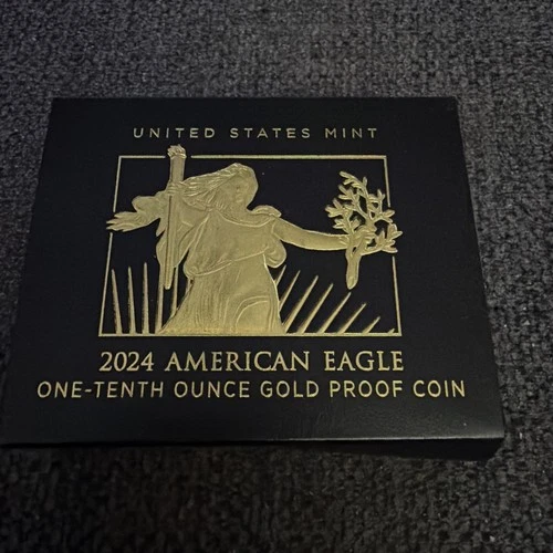 United States Mint 2024 American Eagle One - Tenth oz Gold Proof $5 Coin