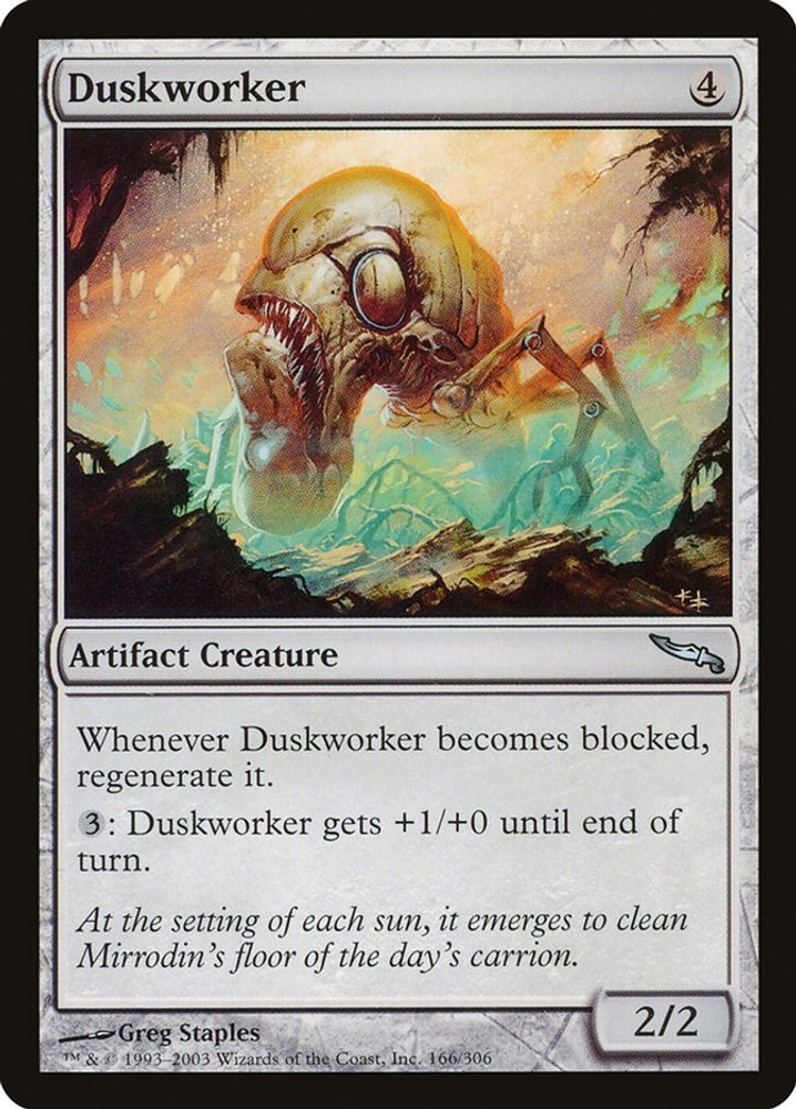 Duskworker - 166 - NM - Uncommon - Mirrodin-Magic
