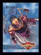 Exodus 1 of 7 Marvel Over Power 1995 Trading Card TCG CCG