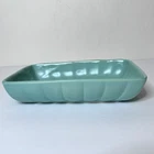 McCoy Pottery Vintage  Mid Century Green Planter Tray Accent Piece Decor 10x7