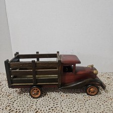 Antique Wooden Farm Truck Primitive Rustic Decor-wald Imports-christmas Display Antique Wooden Farm Truck Primitive Rustic Decor-wald Imports-christmas Display