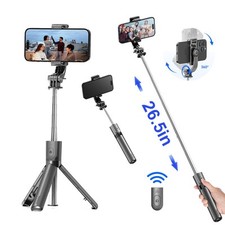 Selfie Stick Tripod Bluetooth Remote Phone Holder Stand For iPhone Universal US