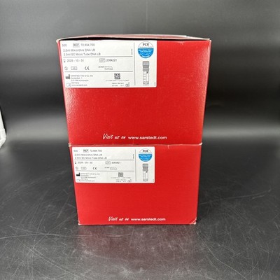 Sarstedt 72.694.700 2.0mL DNA Low Binding Micro Tubes 1000/Box