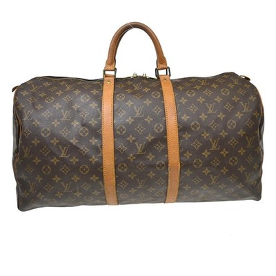 Best05 LOUIS VUITTON KEEPALL 55 HANDBAG MONOGRAM M41424 MI0949 BQ00964