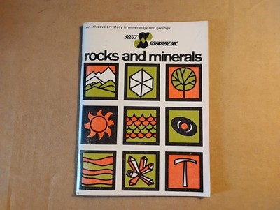 Rocks and Minerals 1970 Paperback - Scott Scientific - Good Condition