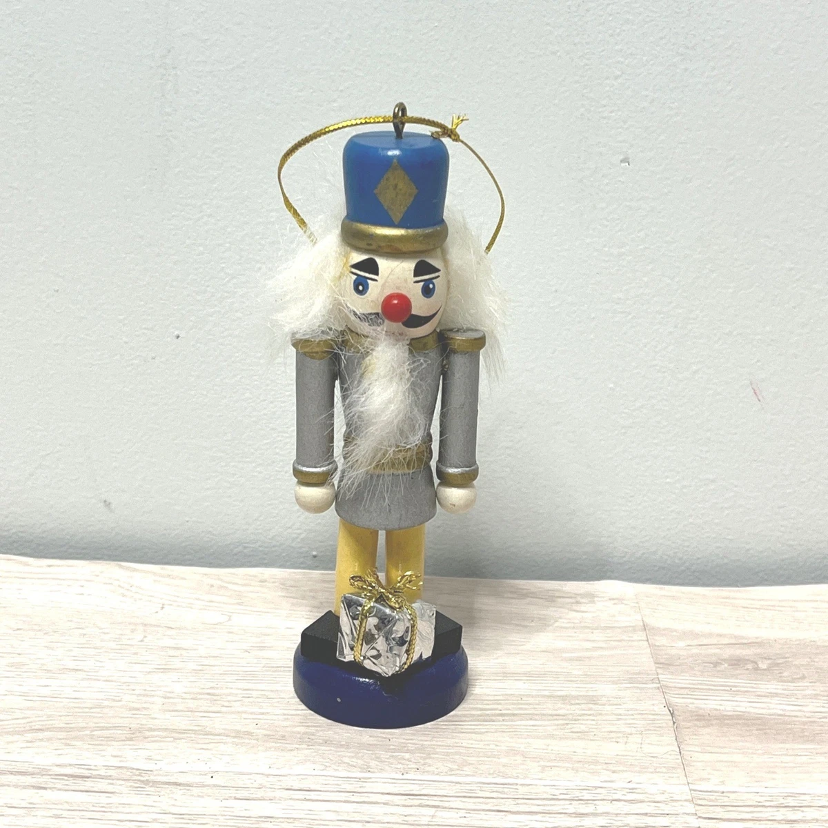 Adorno Navideño Muñeca Bailarina Blanca 14x20 Cm - Colgante Árbol Navidad, Decoración Hadas