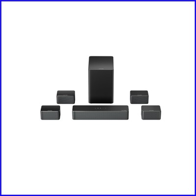 Ultimate 7.1ch Soundbar with Wireless Subwoofer & Adjustable Surround Speakers