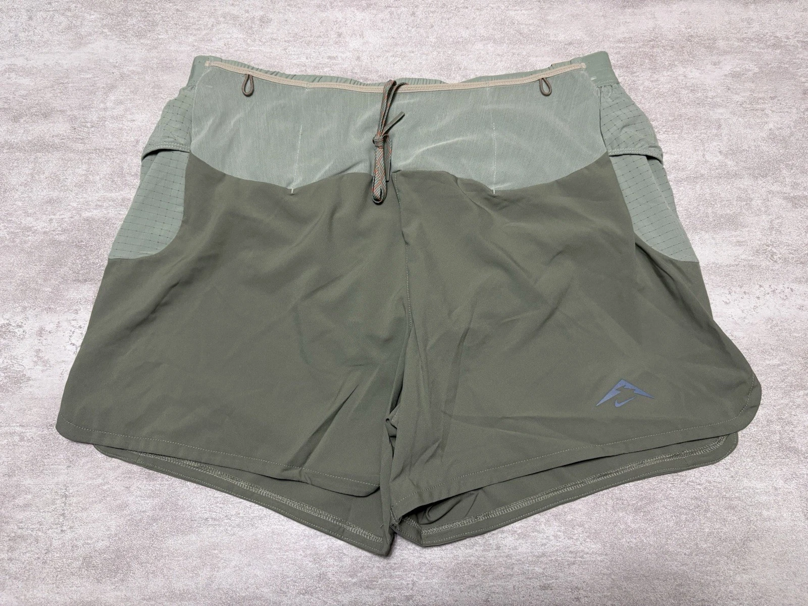 Nike Trail ADV 5” Running Shorts Brief Lined Green Men’s Medium HJ3572-320