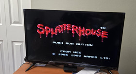 NEC TurboGrafx-16 System Console Bundle W/ 7 games TESTED/ WORKING Splatterhouse