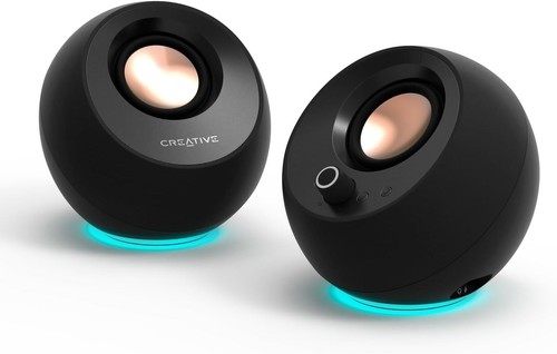 CREATIVE Pebble Pro 2.0 USB-C PC Speaker with Bluetooth 5.3 and Customizable... - 第 1/6 張圖片