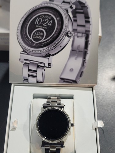 Michael Kors Access Sofie MKT5020 Silver Smartwatch Touchscreen Watch - Picture 4 of 5