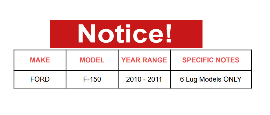 For Ford F150 Front Rear Disc Brake Rotors and Ceramic Brake Pads 6 Lugs Rotor