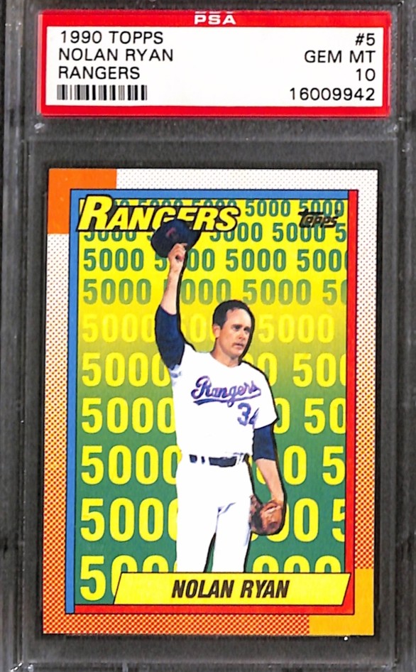 1990 TOPPS #5 Nolan Ryan PSA 10 GEM-MT 16009942 