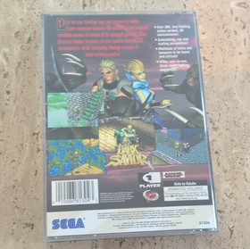 Dark Savior (Sega Saturn) Rare CIB w Manual & Registration Card, Tested 
