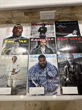 Esquire Magazine Lot Of 9 Issues Keanu Reeves Chris Pine Elliot Page Gyllenhaal