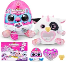 Rainbocorns Adopt-A-Corn Surprise Cow by ZURU Plush Toy Baby 15 Surprises!