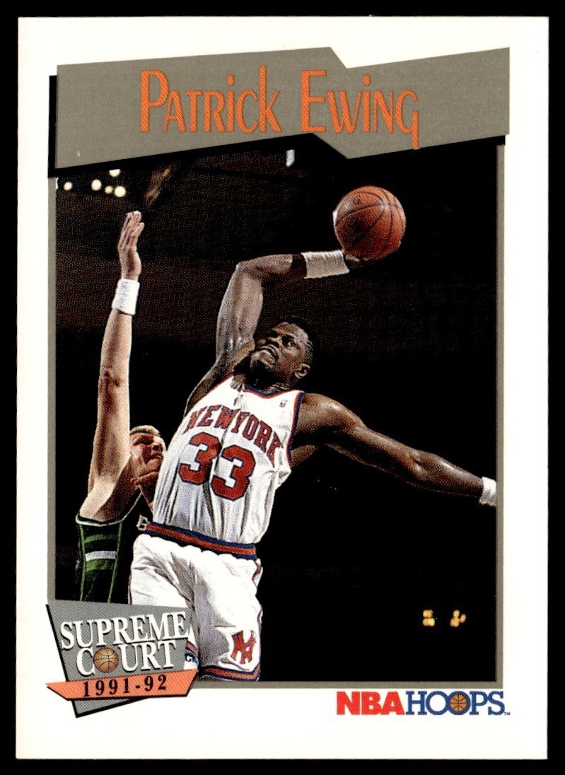 1991-92 Hoops Patrick Ewing New York Knicks #483