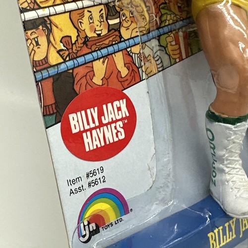 LJN Wrestling Superstars WWF/WWE Billy Jack Haynes 8' Figure Vintage MOC - Imagen 8 de 22