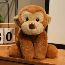 40cm Monkey Plush Toy Soft Stuffed Animal Doll Cute Gorilla Kids Gift Brown