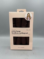 Kitsch Satin Extra Large Heatless Curling Set Chocolate New