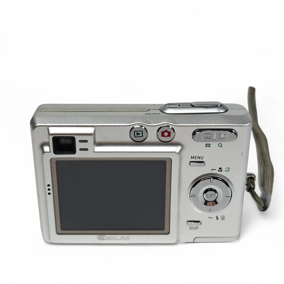 Casio Exilim EX-Z50 Digital Camera 5MP Silver Retro Digicam + Charger — 第 4/4 张图片