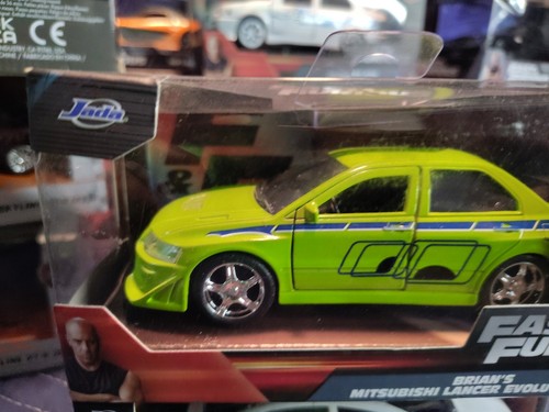 Jada Fast and Furious Brian's Mitsubishi Lancer Evolution Vll Maßstab 1:32 Diecast - Bild 3 von 12