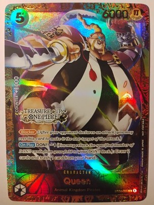 Queen (Treasure Cup) C One Piece Promotion Cards ST04-005 NM Proxy