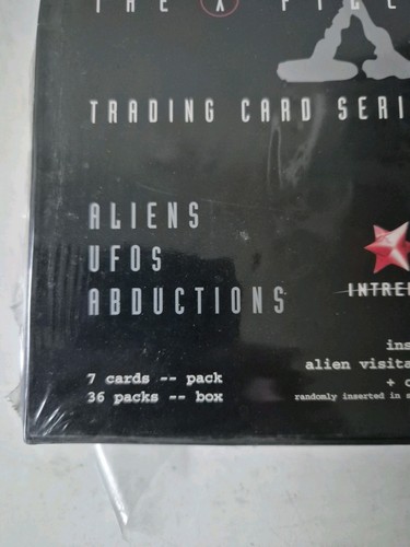 X-Files Contact Intrepid Trading Card TCG Hobby Box 36 Packs Sealed - Picture 4 of 5