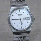 Vintage 80s SEIKO CHRONOS 8123-7090 Kanji Day/Date Watch - Rare Japan Import