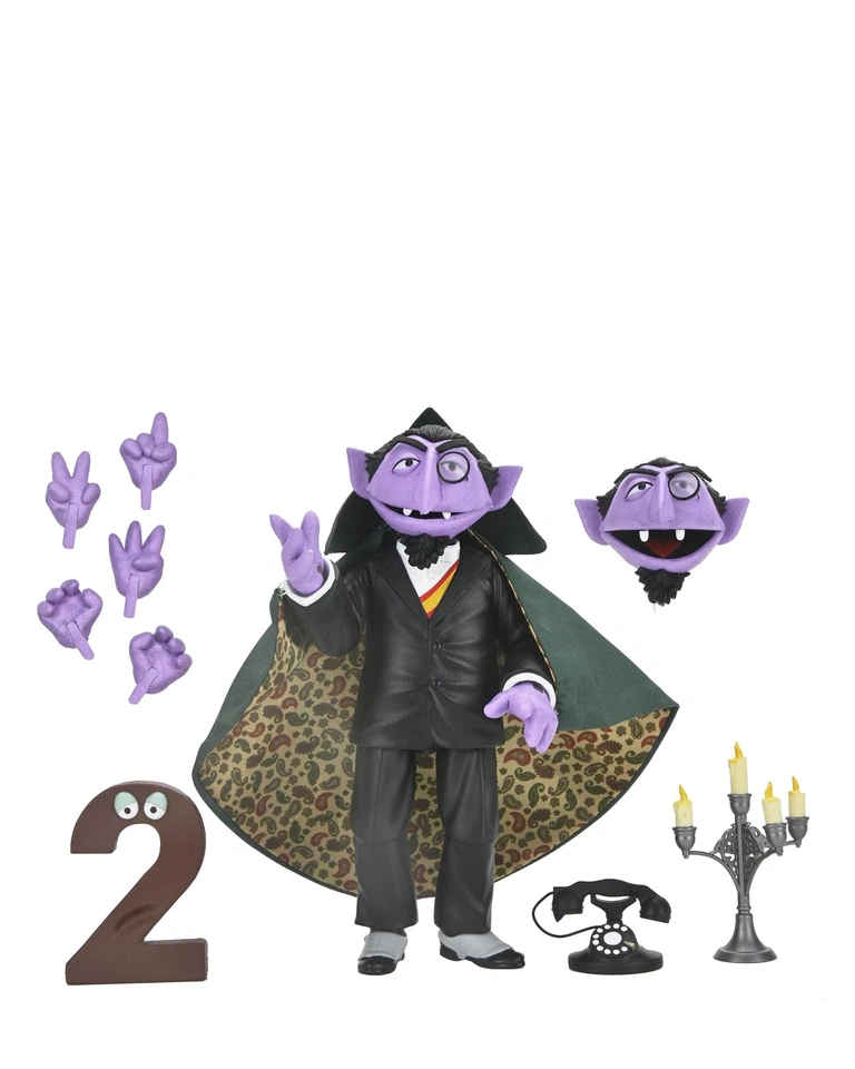 Figura Sesame Street Ultimate Count von Count NECA 86216 Foto 4 de 4