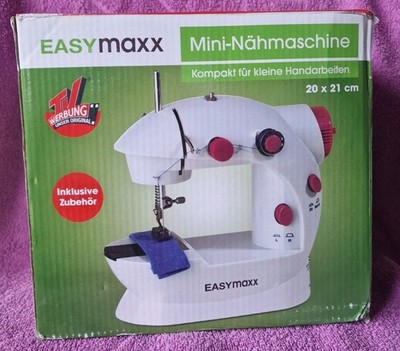 EASYMAXX Mini Nähmaschine NEU