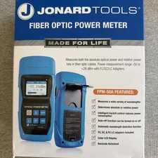 Jonard Tools FPM-50A High Precision Fiber Optic Power Meter (-50 to +26 dBm)