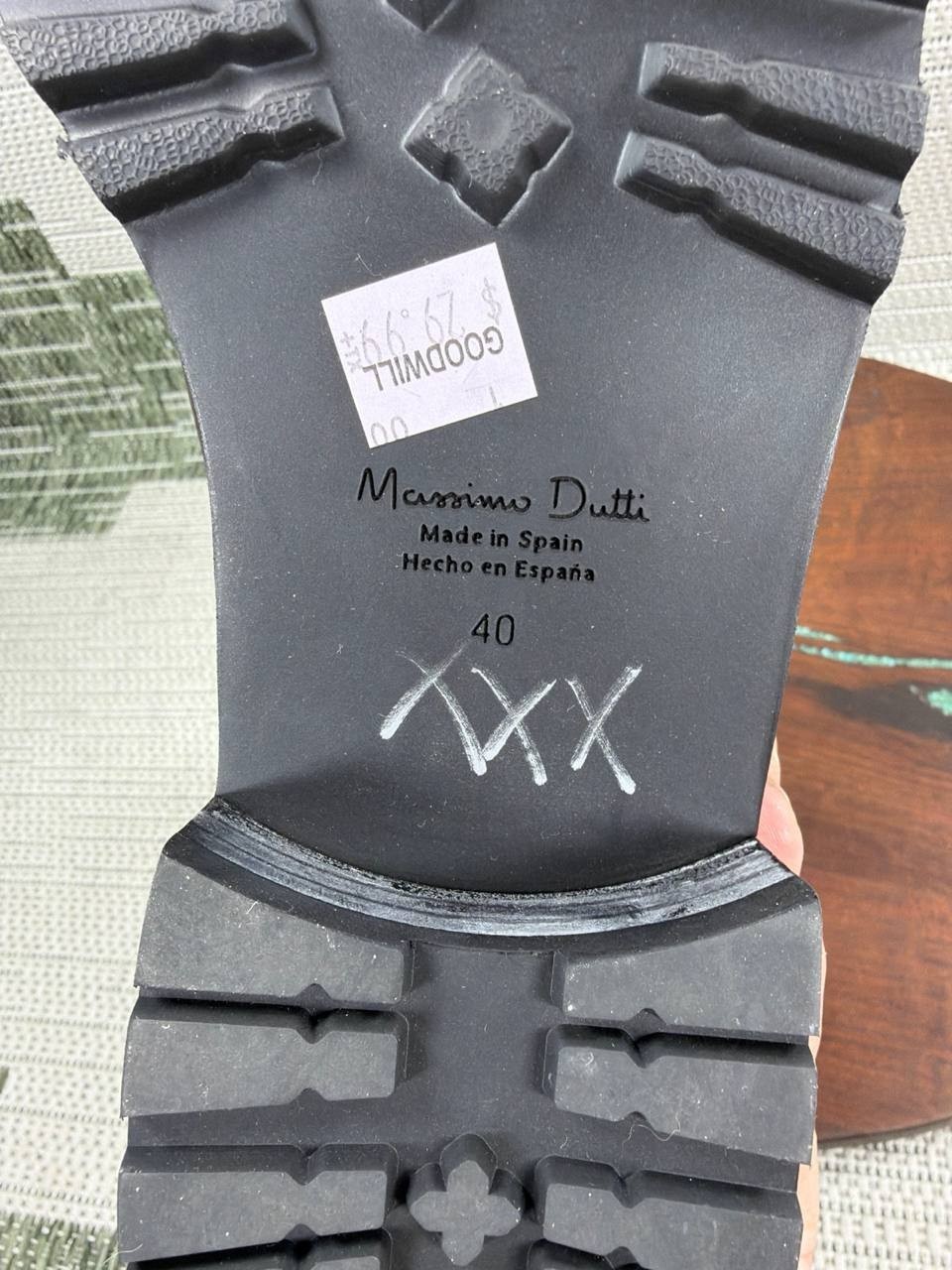 Massimo Dutti Boots Womens Size 40 Eu 9.5 Us Brown Suede Shearling Lace Up Snow thumbnail 7