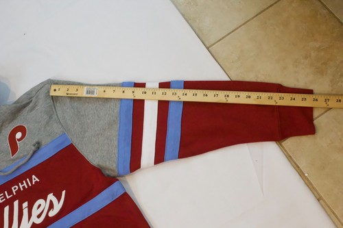Felpa Uomo Philadelphia Phillies Mitchell & Ness Collezione Cooperstown 2XL - Foto 7 di 8