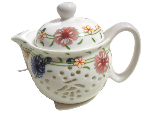 Rosenthal Teekanne Zauberflöte für 6 Personen, Porzellan, Weiß, 1.17 L