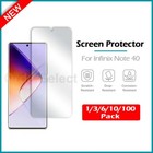 1-100 Lot Lcd Clear Hd Screen Shield Protector for Android Phone Infinix Note 40