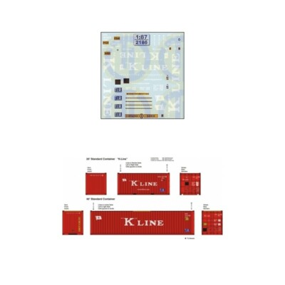 2186 - Decals K-Line Beschriftungen 1:87
